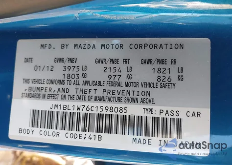 2012 Mazda Mazda3 I Grand Touring from USA, damaged, VIN JM1BL1W76C1598085